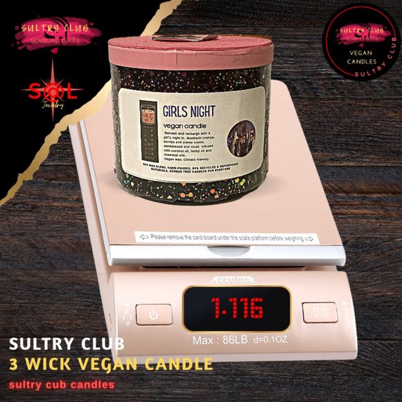 YOU GLOW GIRL! 3 WICK CANDLE - Picture 3 of 3